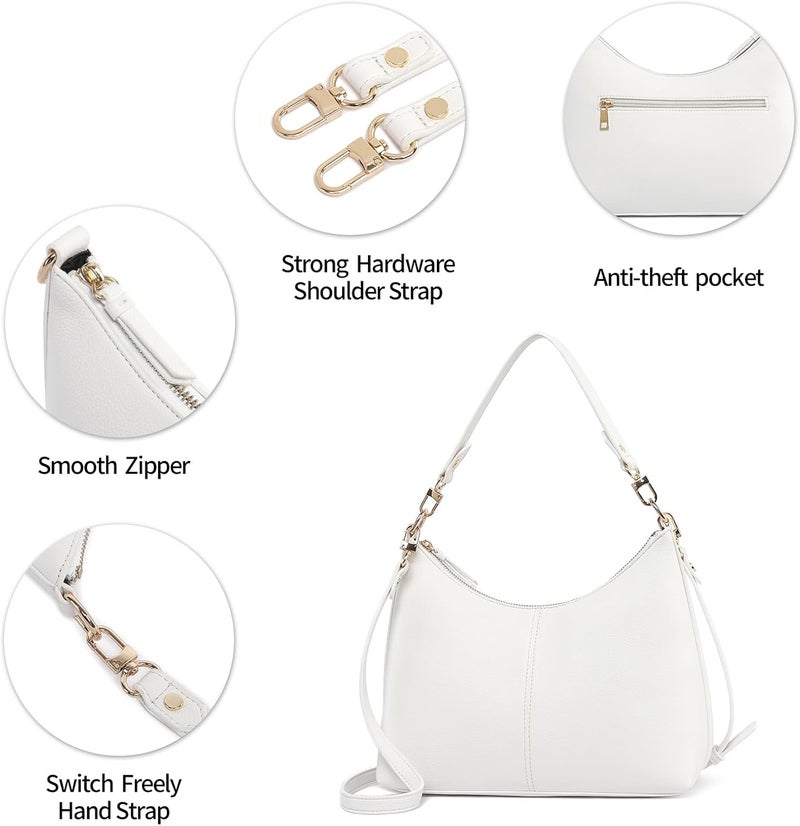 Keyli Small Shoulder Handbags for Women Mini Purse Waterproof Soft Leather Crossbody Bags for Work Shopping Travel - Image 5